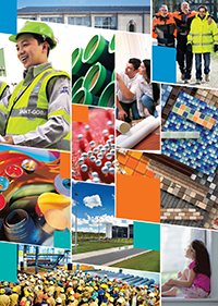 Photo collage Collage of Saint-Gobain photos